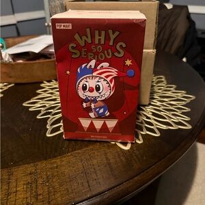 Pop Mart why serious juggling clown